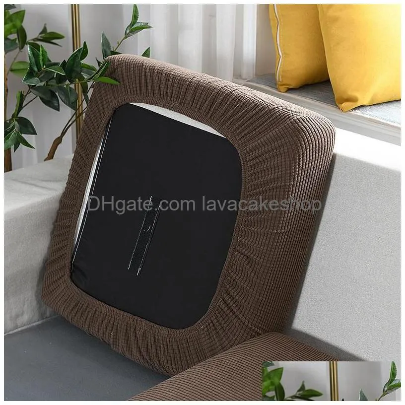 cushion/decorative pillow sofa seat cushion cover protector jacquard elastic stretchable couch for chair loveseat lshape 1 pc