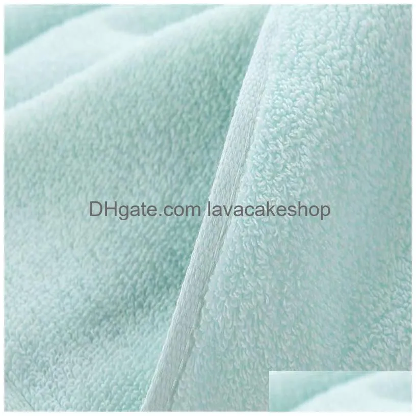 towel solid color bath cotton thickening soft absorbent household towels adult korean version of the wash