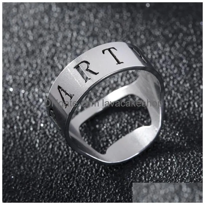 creative finger ring openers stainless steel love hollow letter designs beer bottle opener for valentines day gift 1lt e1