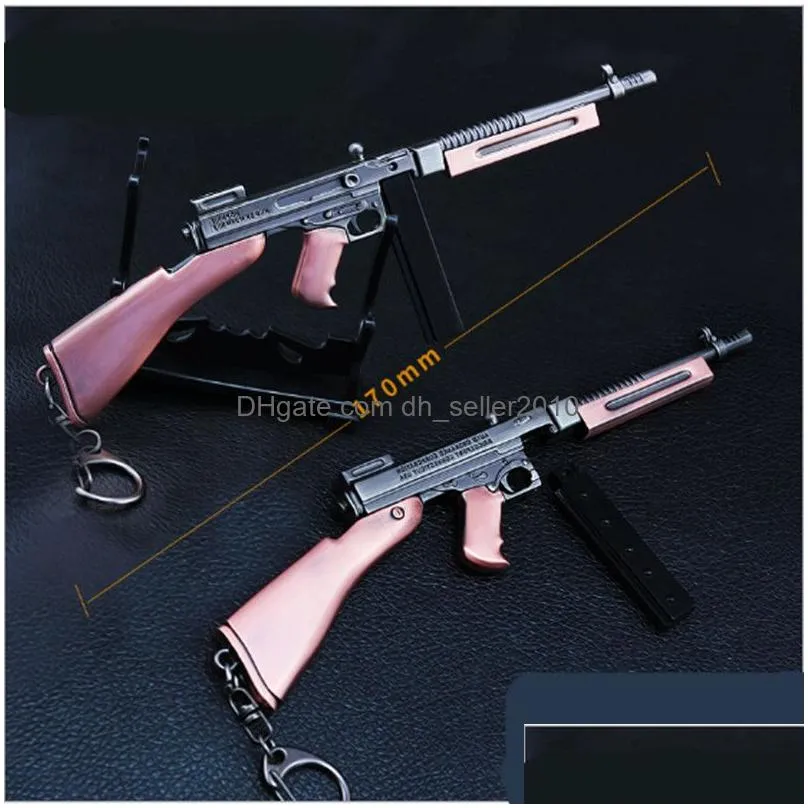 game pubg sks scal cartridge detachable gun model 17cm keychain of high quality key chain game lover gifts