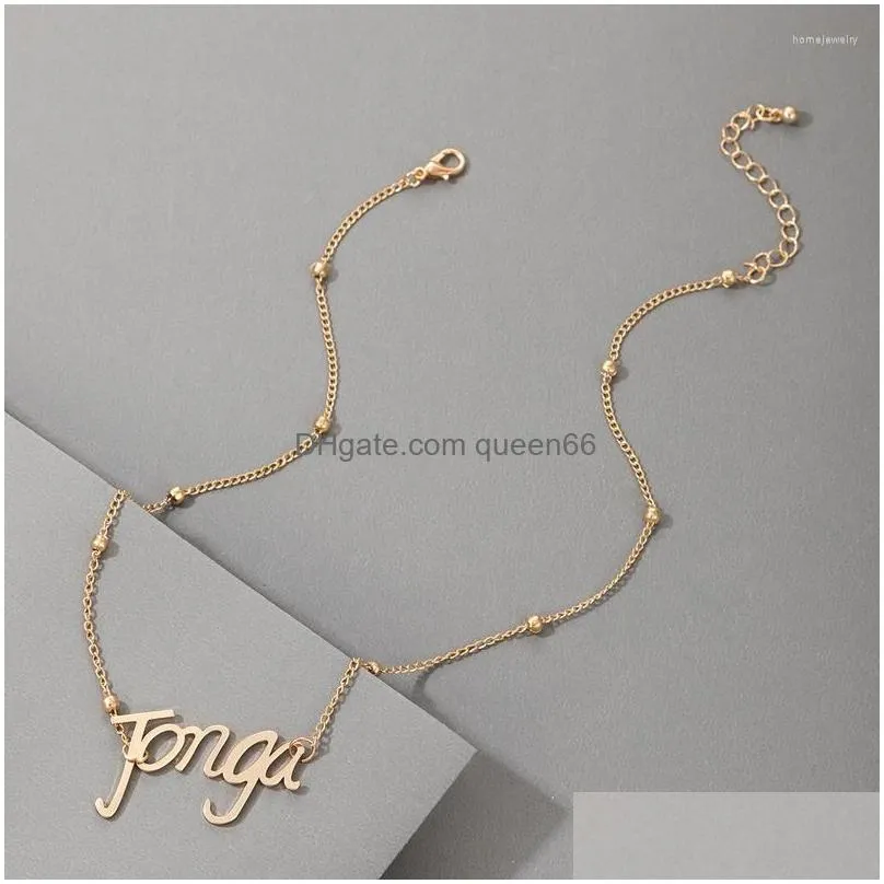 pendant necklaces 2022 babygirl letter necklace collarbone chain mothers day mother single layer
