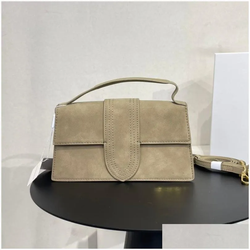 2022 top designer womens bags vintage handbags underarm frosted suede one shoulder luxury handheld wallet
