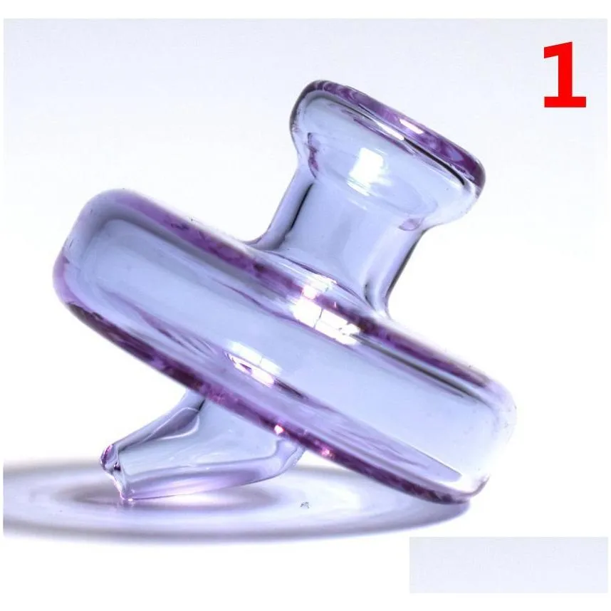 35mm od universal colored glass ufo carb cap dome for quartz banger nails glass water pipes dab oil rigs glass bong