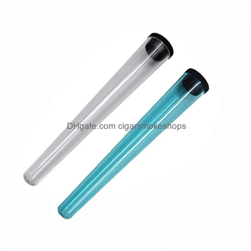 115mm smoking tube doob waterproof airtight smell proof herb container storage pill case tobacco box rolling cone tubes