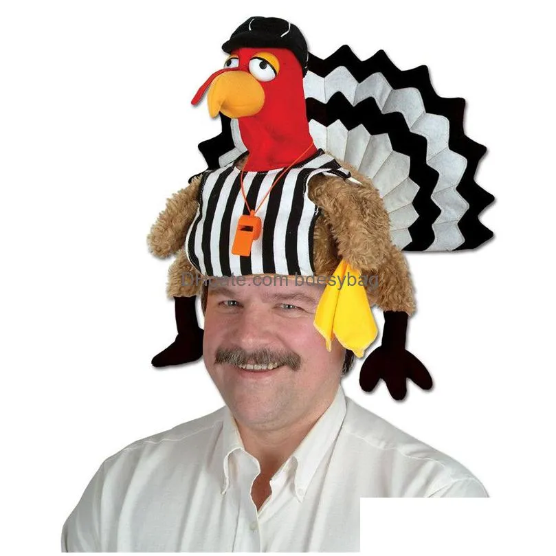 thanksgiving turkey hat funny adults hat roasted turkey hat outfit halloween thanksgiving party costume accessory gift