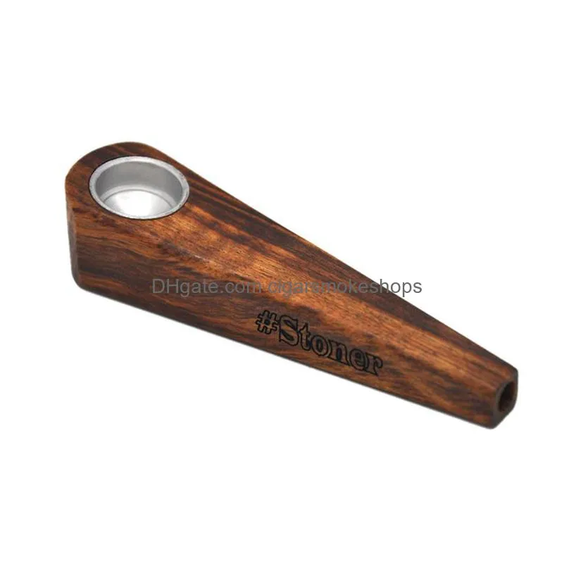 wood pipe handmade briar durable portable smoke pipes for smoking smoke accessory herb grinder colorful