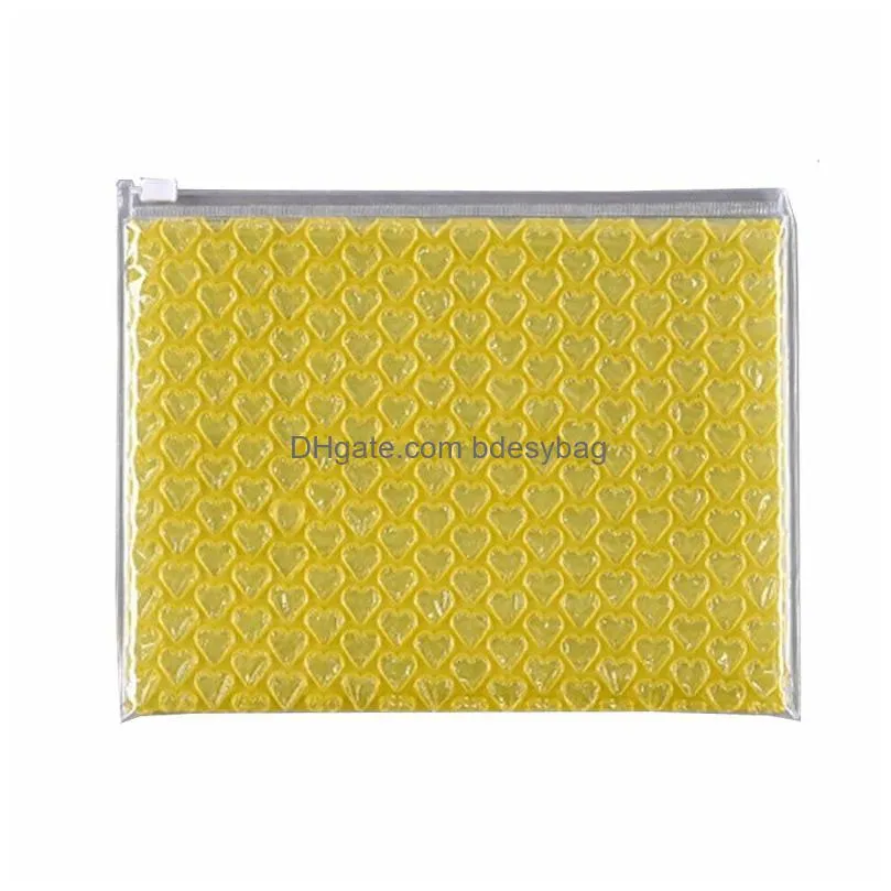 reusdasble pvc bubble bag valentine day birthday present bubble shockproof film transparent mailer gift packaging bags