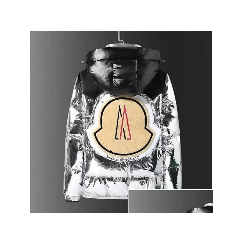 2022 designer mens down jacket double zipper luxurys france men s downs coat fashion brand outerwear 0001 size15