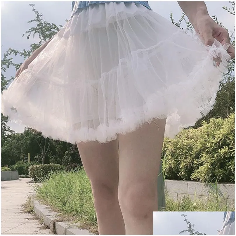 short skirt support boneless soft yarn skirt support adjustable underskirt roleplaying youthful aura skirt daily puffy skirt