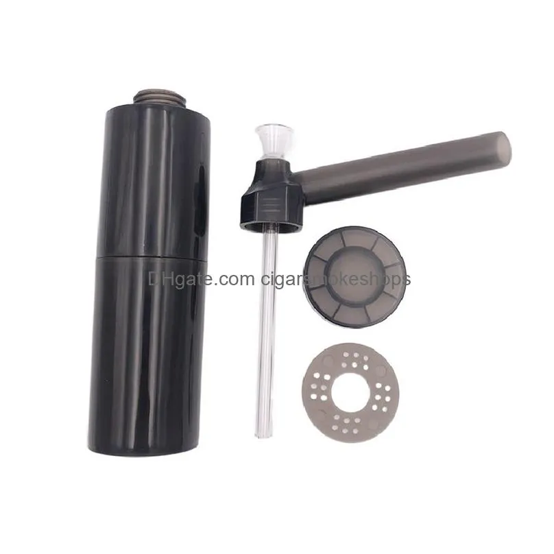 plastics spot 124mm 4 colour pipes smoking set plastic hookah toppuff portable cylindrical plastic water pipe