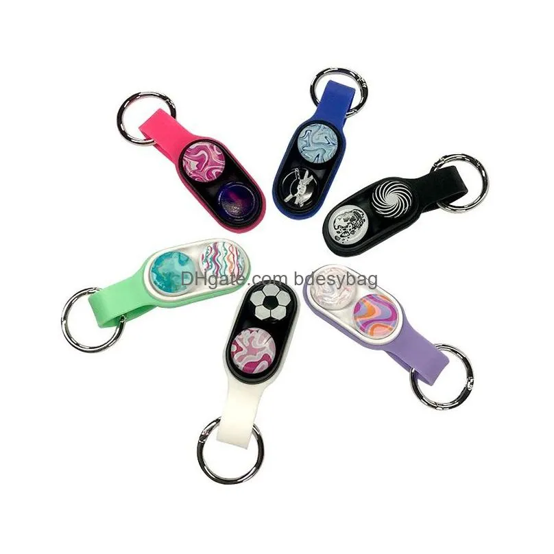 poppuck fidget toy magnetic buckle fingertip decompression toys autistic patients and stressed people relax toys party event kids