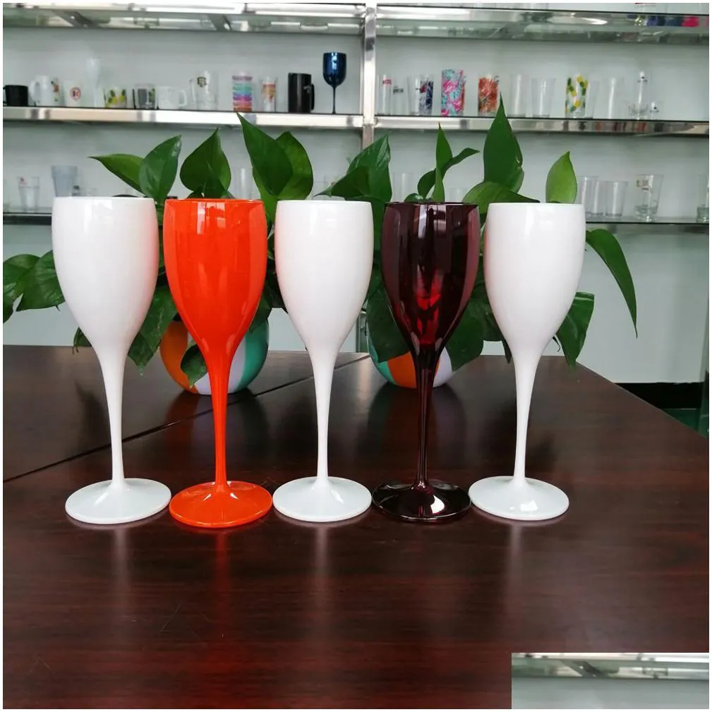 moet cup acrylic unbreakable champagnes wineglasses 175ml plastic party wedding decoration drinkware cups champagne glass moetchandon wine