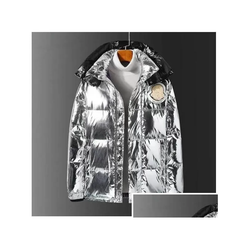 2022 designer mens down jacket double zipper luxurys france men s downs coat fashion brand outerwear 0001 size15