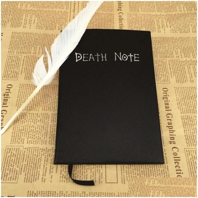 role playing big dead note writing journal notebook book death cute diary cartoon ryuk2021 plan anime theme fashion q6w6 notepads