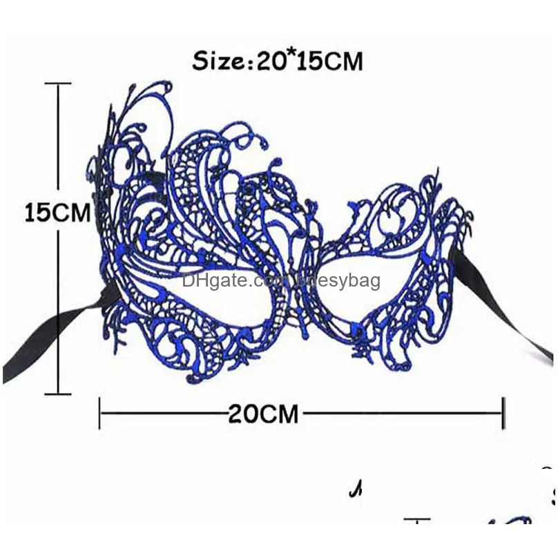 bronzing lace mask sexy colorful bronzing lace mask half face party wedding mask woman carnival masquerade masks