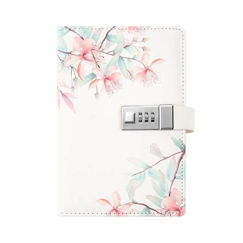 diary a5 notebook and jounal with lock office notepad kawaii stationery sketchbook agenda planner school note book accessories