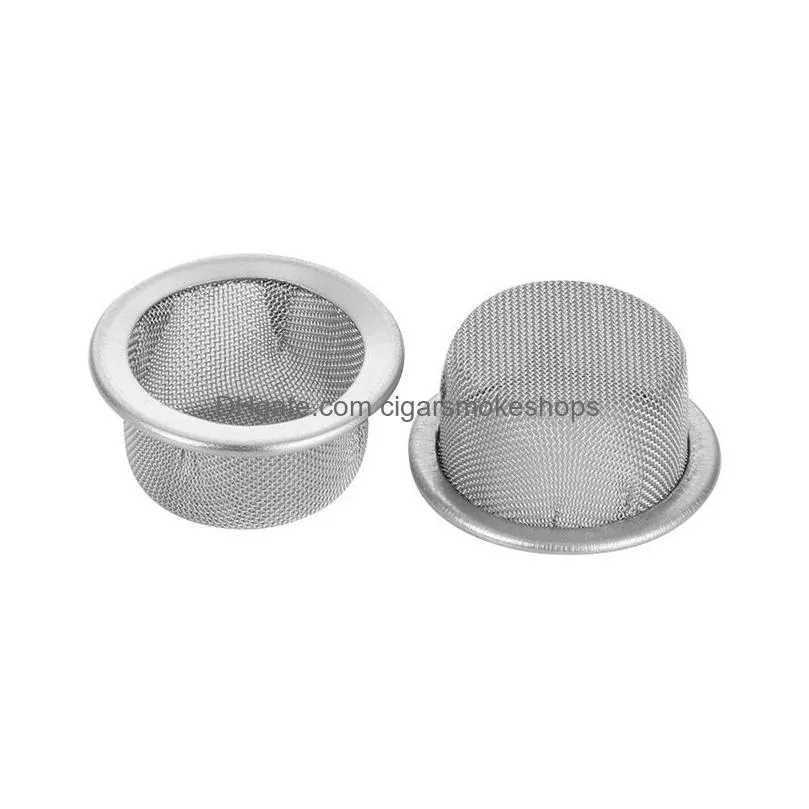pipe smoke mesh net soot filter cap stainless steel and brass material 16mm filters screen seamless hemming