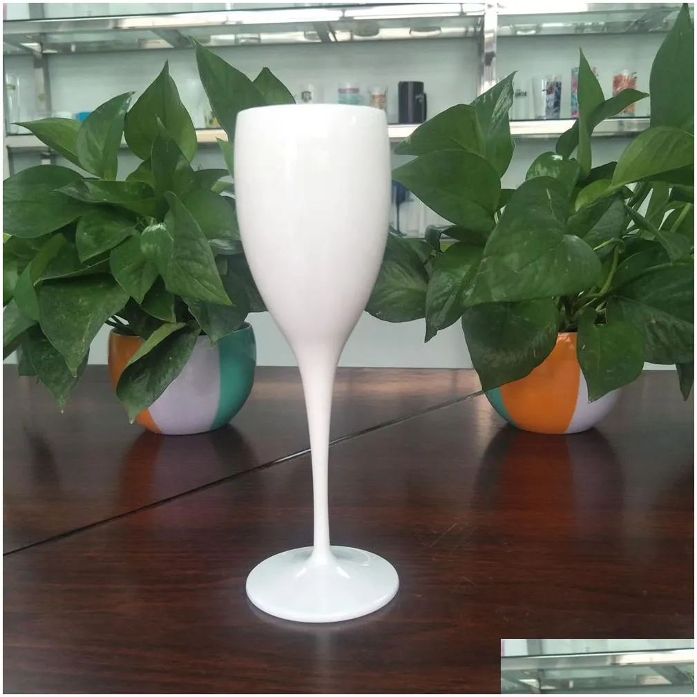 2pcs moet cups acrylic unbreakable champagne wine glass 175ml orange white moetchandon wineglasses ice imperial goblet pospv moetchandonchampagne