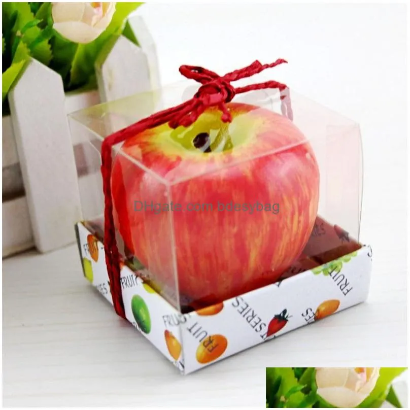  shaped fruit candles fruit fragrant candle romantic home party wedding birthday party decoration candles valentine gift