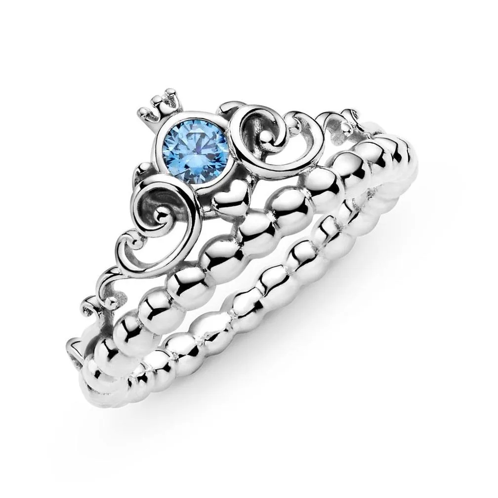 the 925 sterling silver ring rudder portum crown european style european style pandoras jewelry accessories wholesale