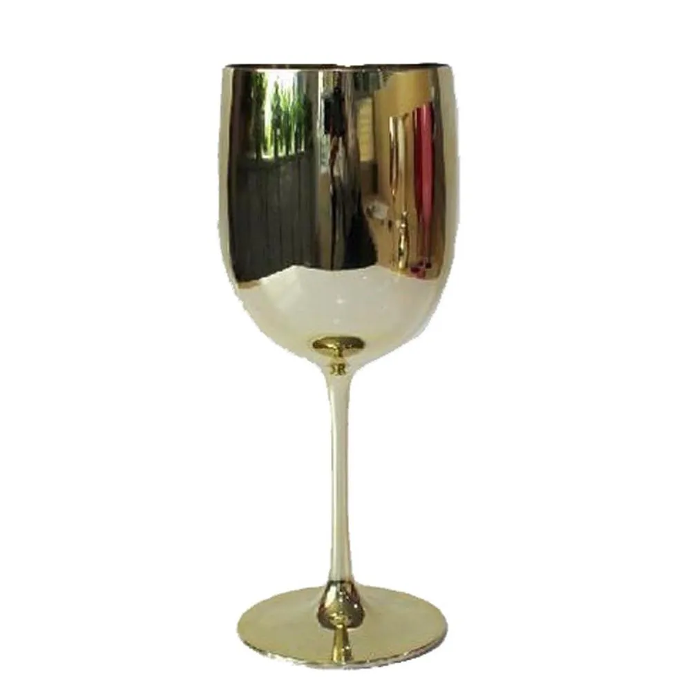 gold plastic acrylic goblet moet chandon champagne glasses 480ml acrylics cups celebration party wedding drinkware drinks moetwineglass cup