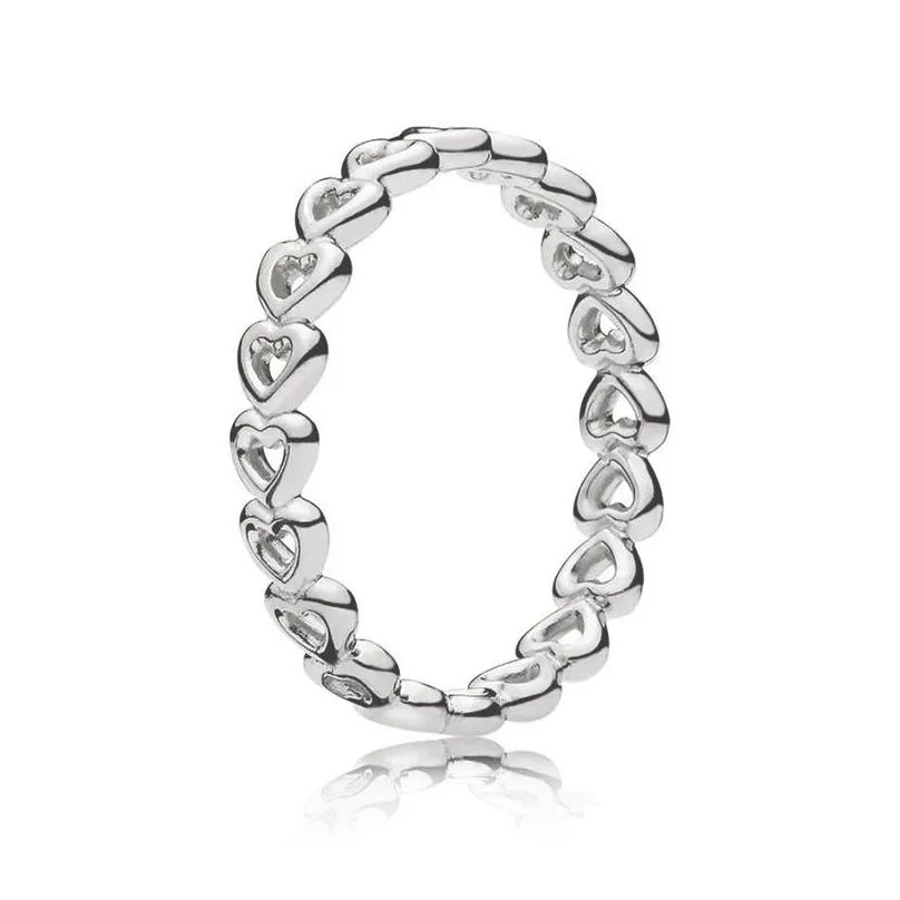  trendy 925 sterling silver heart crown shape womens rings original pandora rings wedding jewelry fashion accessories