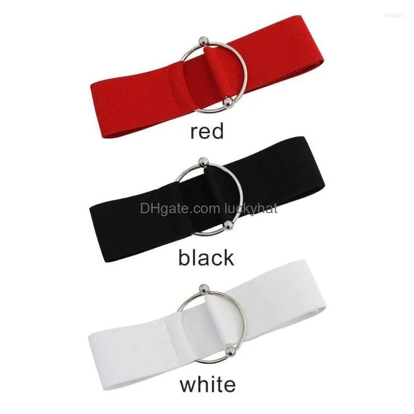 belts fashion stretch casual vintage ladies dress elastic belt wild skirt bands bubuckle waistband