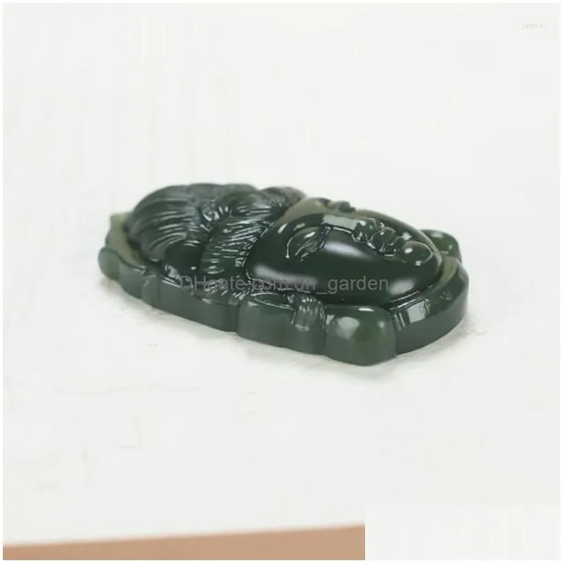 pendant necklaces natural hetian jade guanyin bodhisattva head jewelry lucky safety auspicious amulet pendants fine