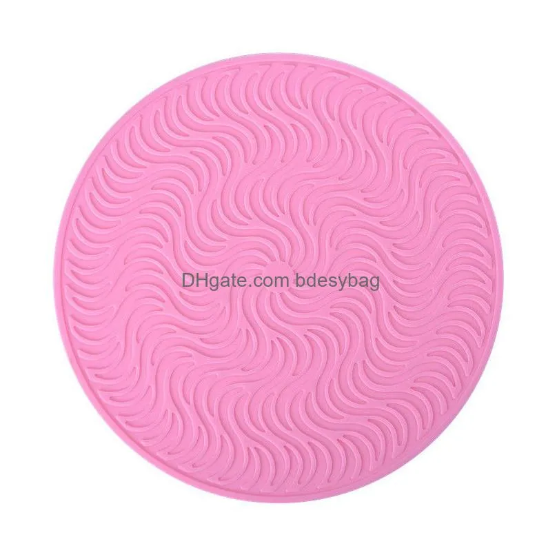 silicone placemat nonslip drink coaster table placemats silicone heat resistant cup pot pad kitchen tool gifts