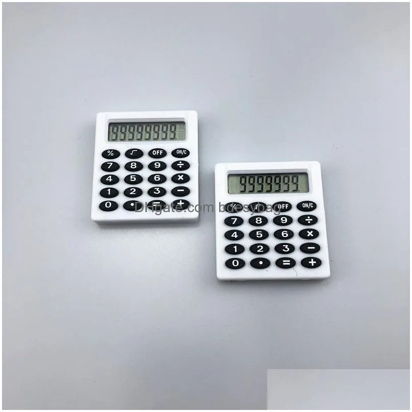 small square calculator portable pocket scientific student exam learning essential calculator office school stationery 8 colors