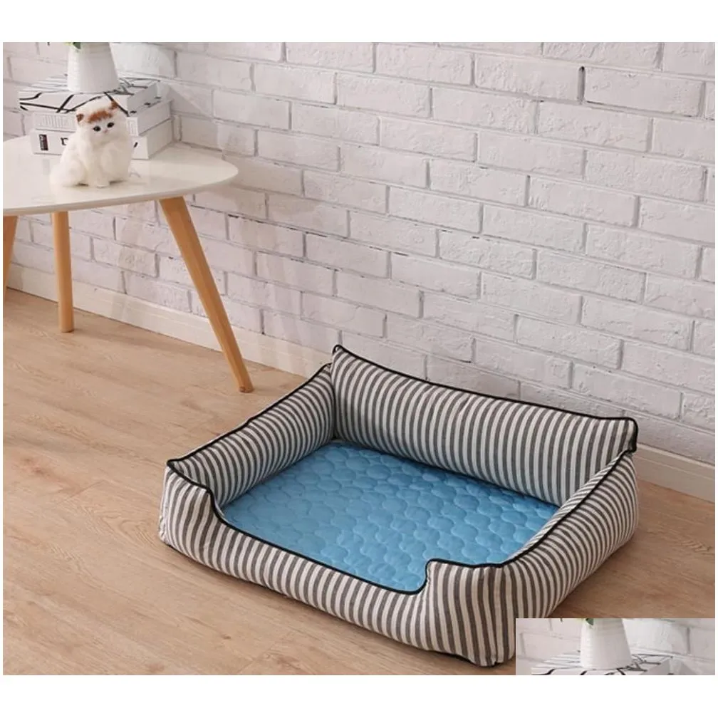 dog mat cooling summer pad mat for dogs cat blanket sofa breathable pet dog bed summer washable for small medium large dogs car