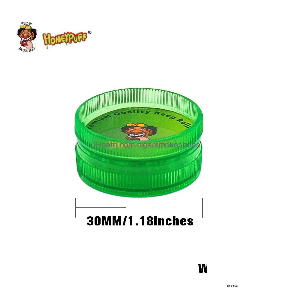 mini herb grinder acrylic hard plastic smoking herb device muller reggae grinders tobacco miller 2 parts