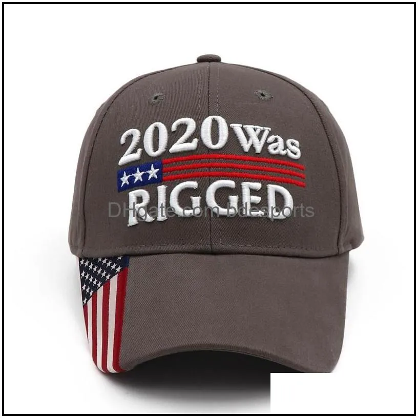 trump 2024 cap 20 was rigged embroidered baseball hat with adjustable strap 9 designes