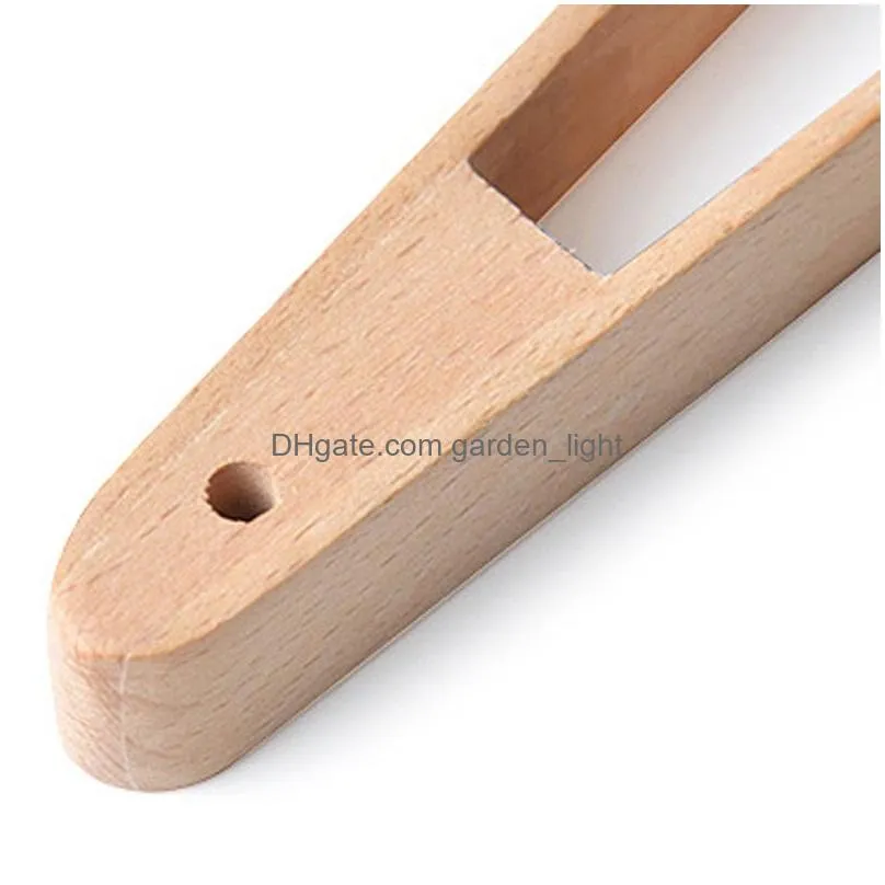 wooden bread clips bread tongs beech wood dessert biscuits clip cake tongs multifunction cooking clip home bakeware tool vt1577