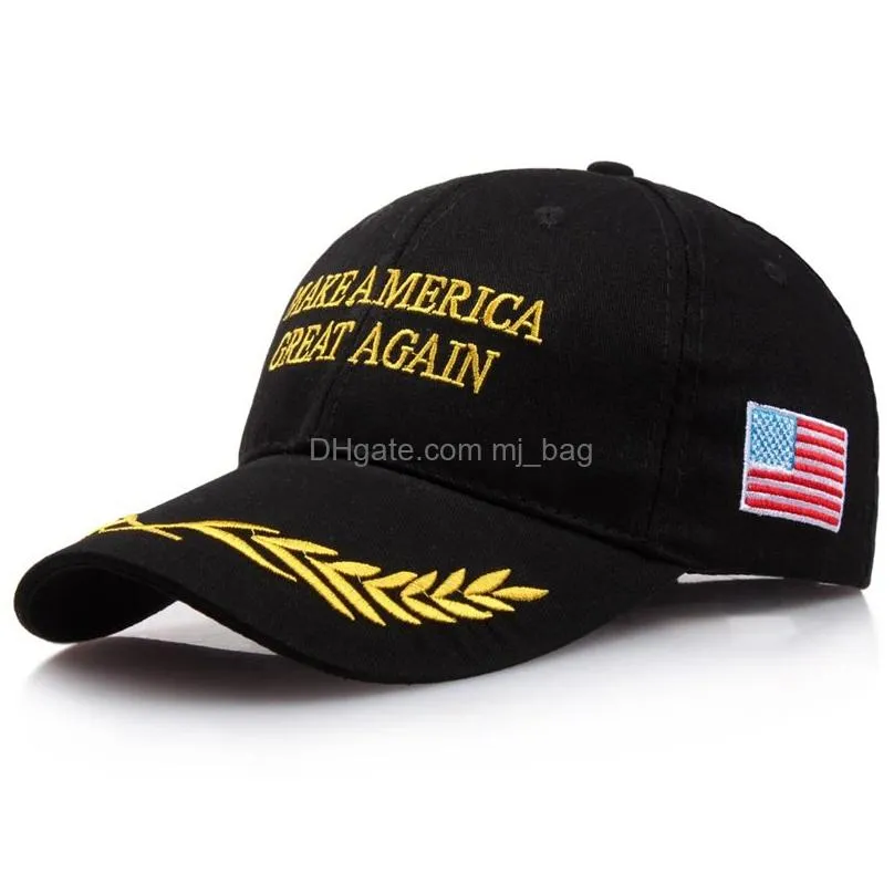 embroidery trump support baseball cap make america great again snapback cap donald trump hat adjustable sports ball caps gift dbc