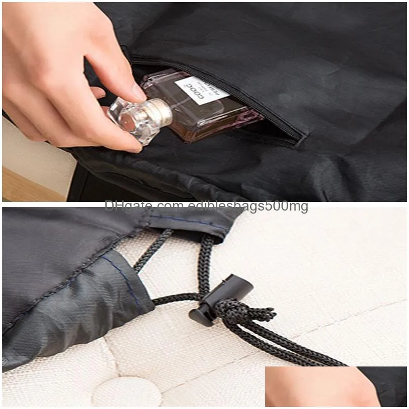 lazy cosmetic bag drawstring wash bag makeup storage pouch travel cosmetic pouch makeup organizer magic toiletry bag dh0376