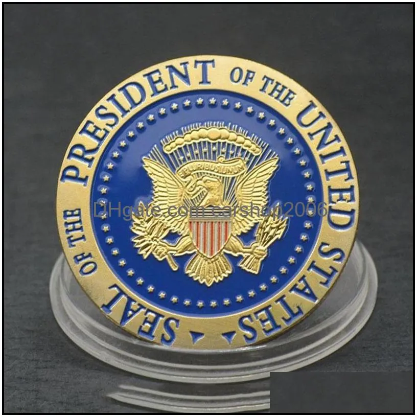 2024 president of united states metal crafts commemorative collectible coin donald trump reelection gift