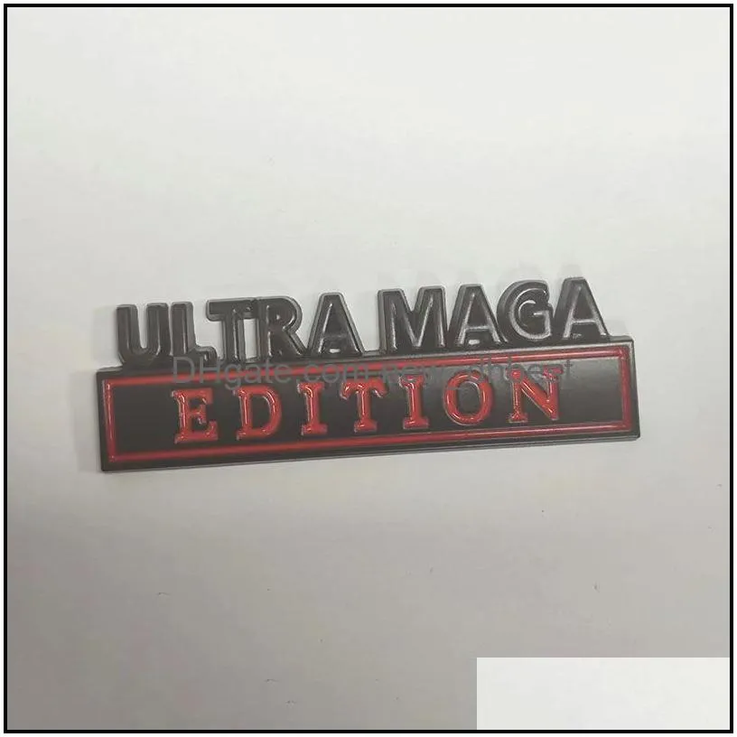3d edition ultra maga car party decoration metal alloy sticker emblems badge cars metal leaf board