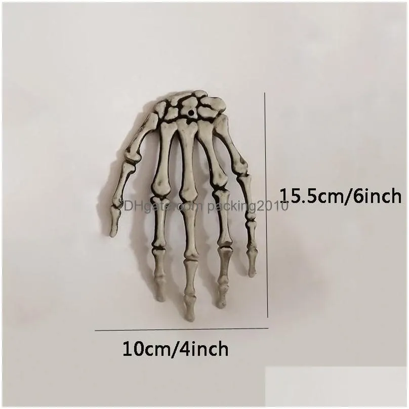 halloween skeleton hand witch hand for decrating plastic bar haunted house decoration halloween horror props party decoration vt0627