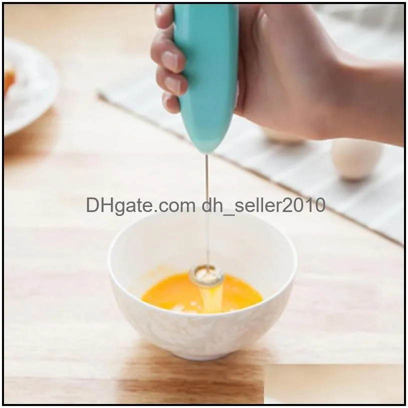 utensils mini electric handle stirrer egg beater tools tea milk frother whisk mixer fast and efficient eggs blender for kitchen