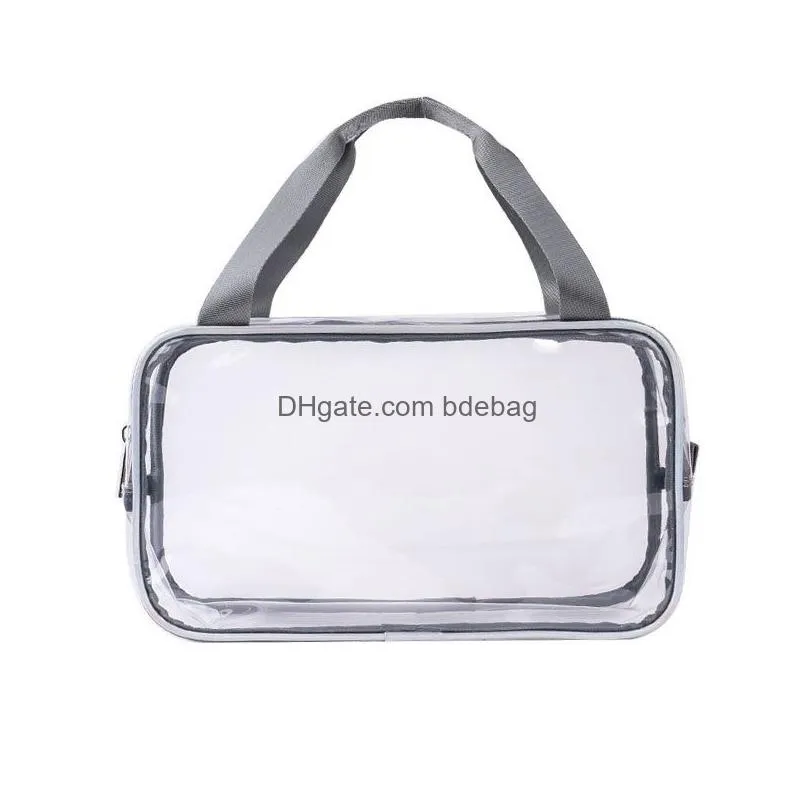 transparent pvc bags travel organizer clear makeup bag beautician cosmetic bag beauty case toiletry bag make up pouch wash bags vt0077