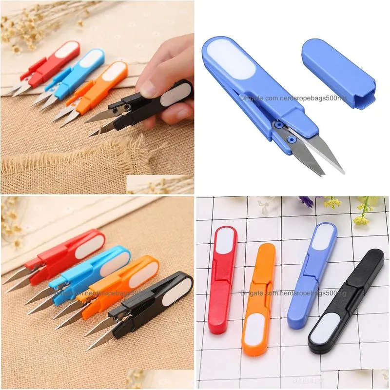 stainless steel tailor scissors practical sewing embroidery thrum snips scissors yarn fishing thread beading clipper sturdy mini tool