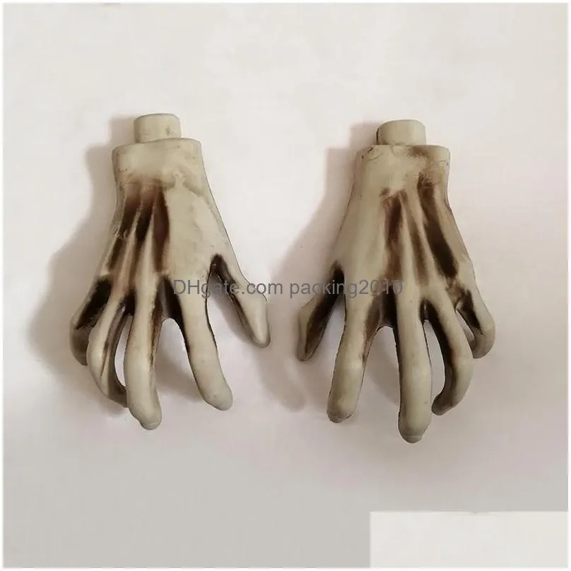 halloween skeleton hand witch hand for decrating plastic bar haunted house decoration halloween horror props party decoration vt0627