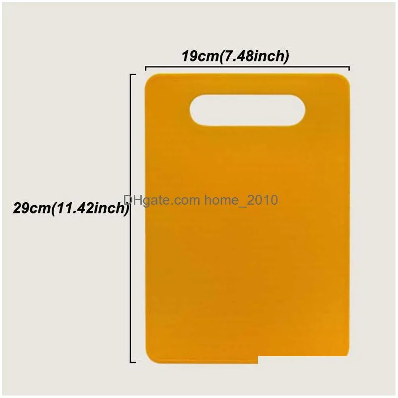 plastic kitchen chopping board cook supplies food cutting board pp ecofriendly chopping block cutting fruit vegetable tools vt1462