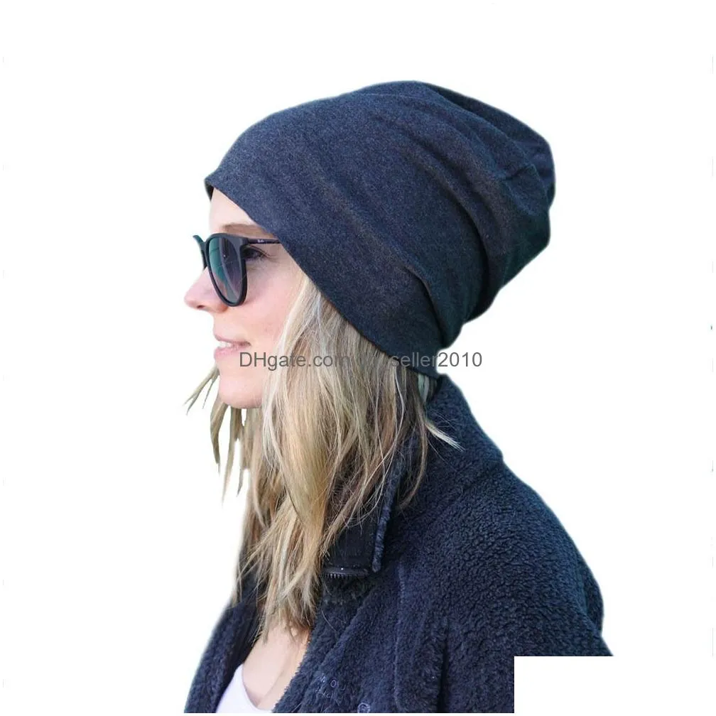 lady men winter hat casual cap adult candy color knitted hat fashion hip hop hat soft stretch mens womens designer beanie hats dbc