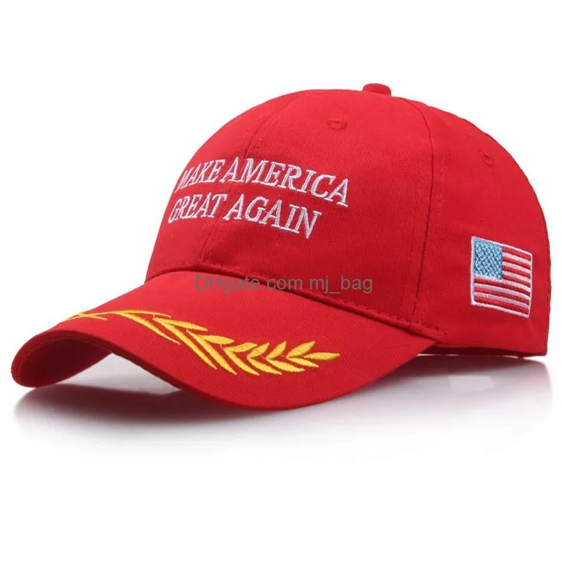 embroidery trump support baseball cap make america great again snapback cap donald trump hat adjustable sports ball caps gift dbc