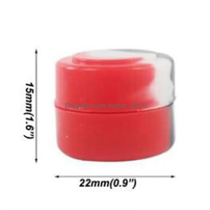 round silicone boxes jars 2ml mini smoke oil smoke cream display boxes container silicone jars dab wax container vt1972