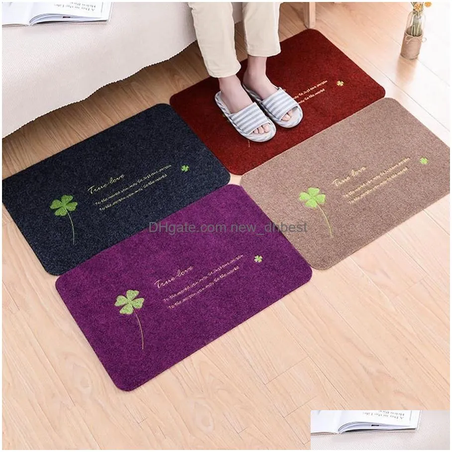 wholesale entrance front door mats welcome rug carpet home indoor/outdoor decor pad nonslip funny doormat corridor floor mat dh0721