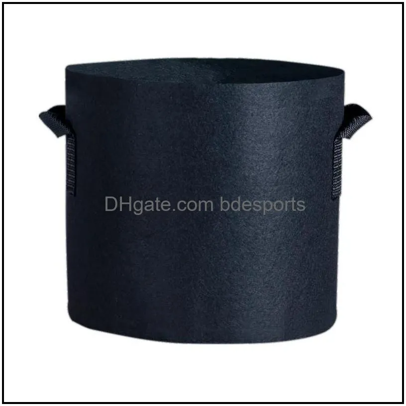 130 gallon grow bags heavy duty thickened nonwoven fabric pots with handles