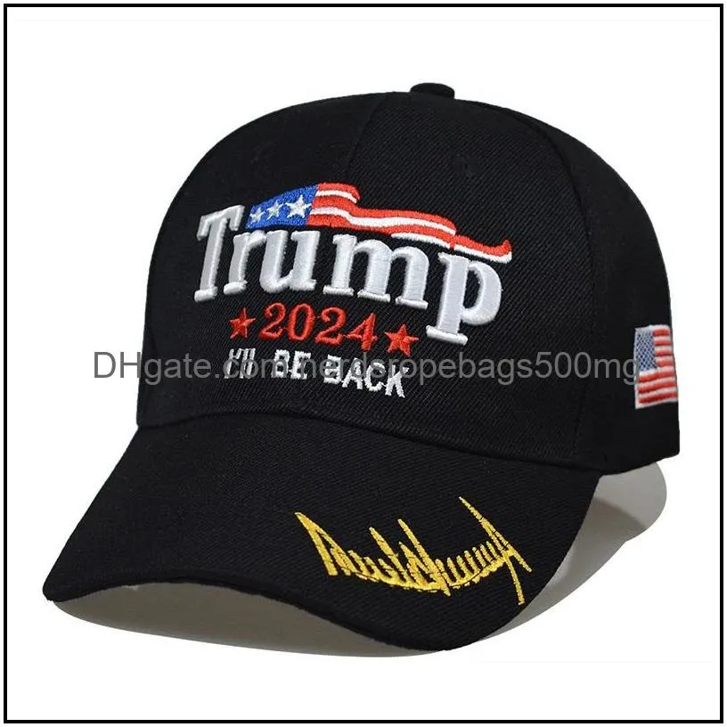 18 styles 2024 trump baseball hat caps party supplies usa presidential election trmup same style hats ambroidered ponytail ball cap